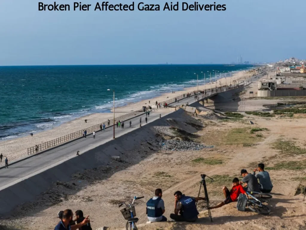 Broken Pier Affected Gaza Aid Deliveries