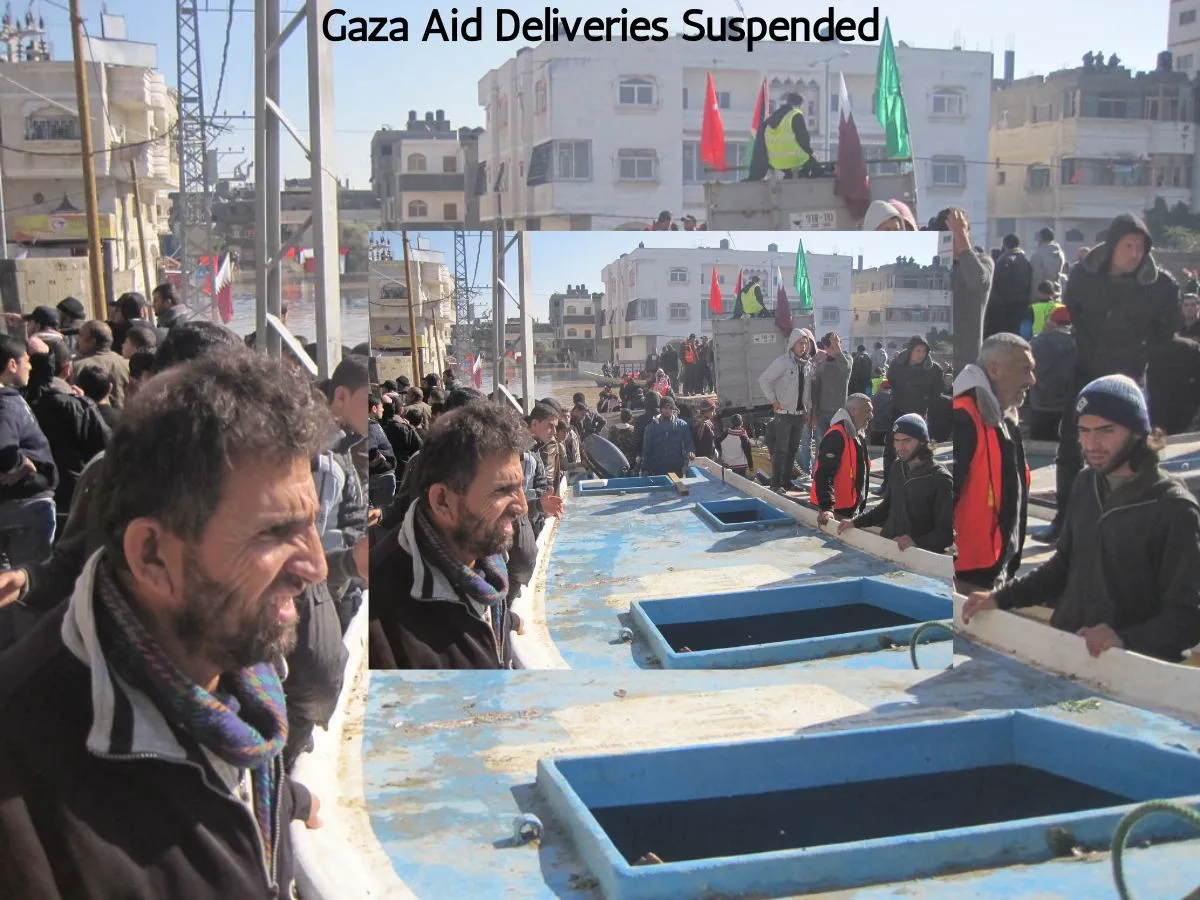Gaza Aid Deliveries Suspended