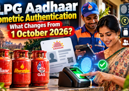 LPG Aadhaar biometric authentication 2026