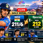 India vs Pakistan Asian Games Final LIVE
